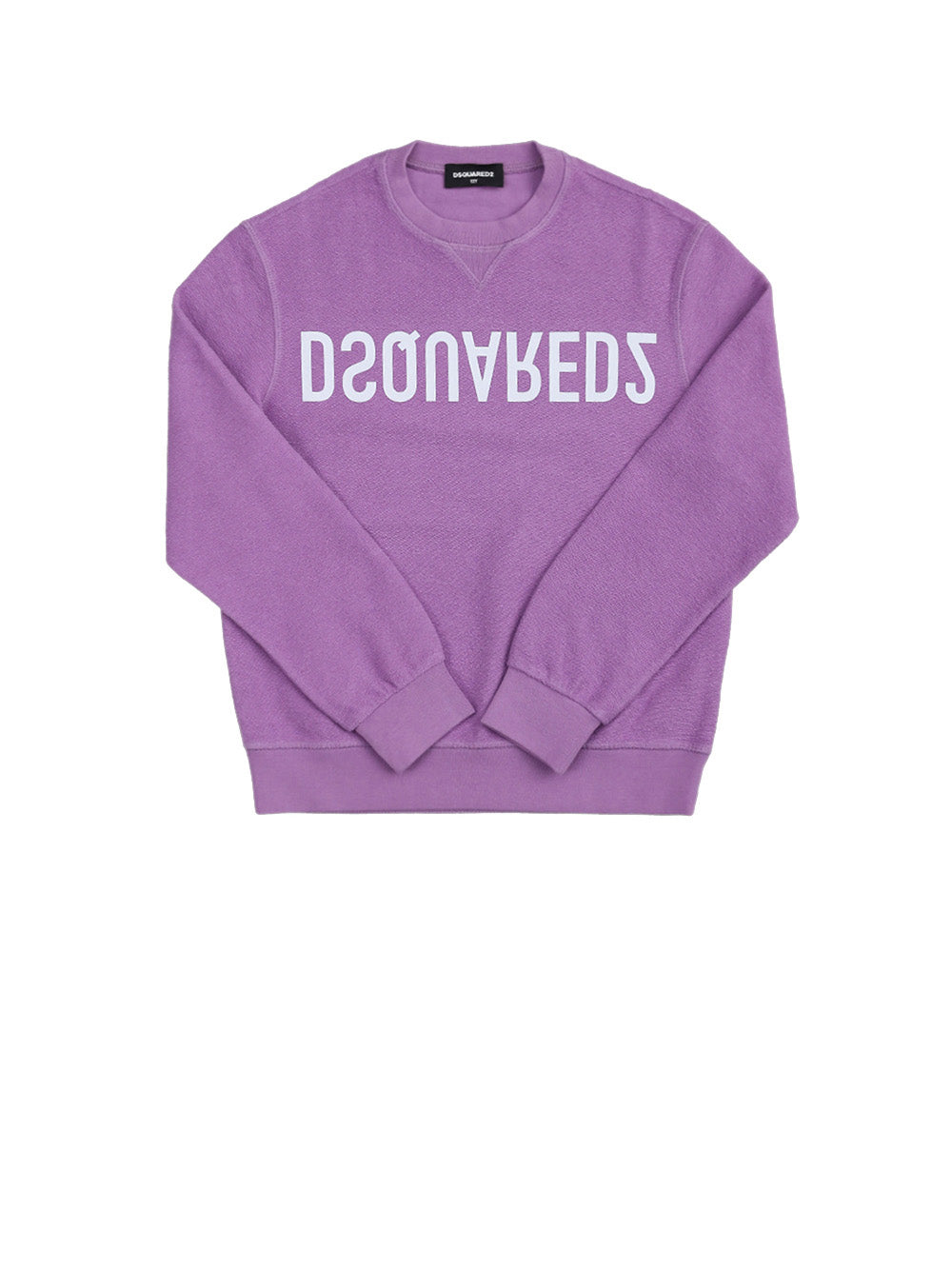 DSQUARED ICON Anfibo Uomo BOURY in pelle con lacci Viola