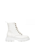 DSQUARED ICON Anfibo Uomo BOURY in pelle con lacci Viola