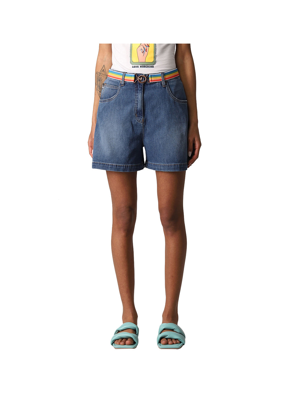 DSQUARED ICON Anfibo Uomo BOURY in pelle con lacci Viola