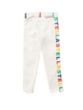STELLA MCCARTNEY Pantalone Con Logo Bianco BIANCO/MULTI