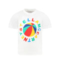 STELLA MCCARTNEY T-Shirt Logo Frontale Bianco BIANCO MULTI