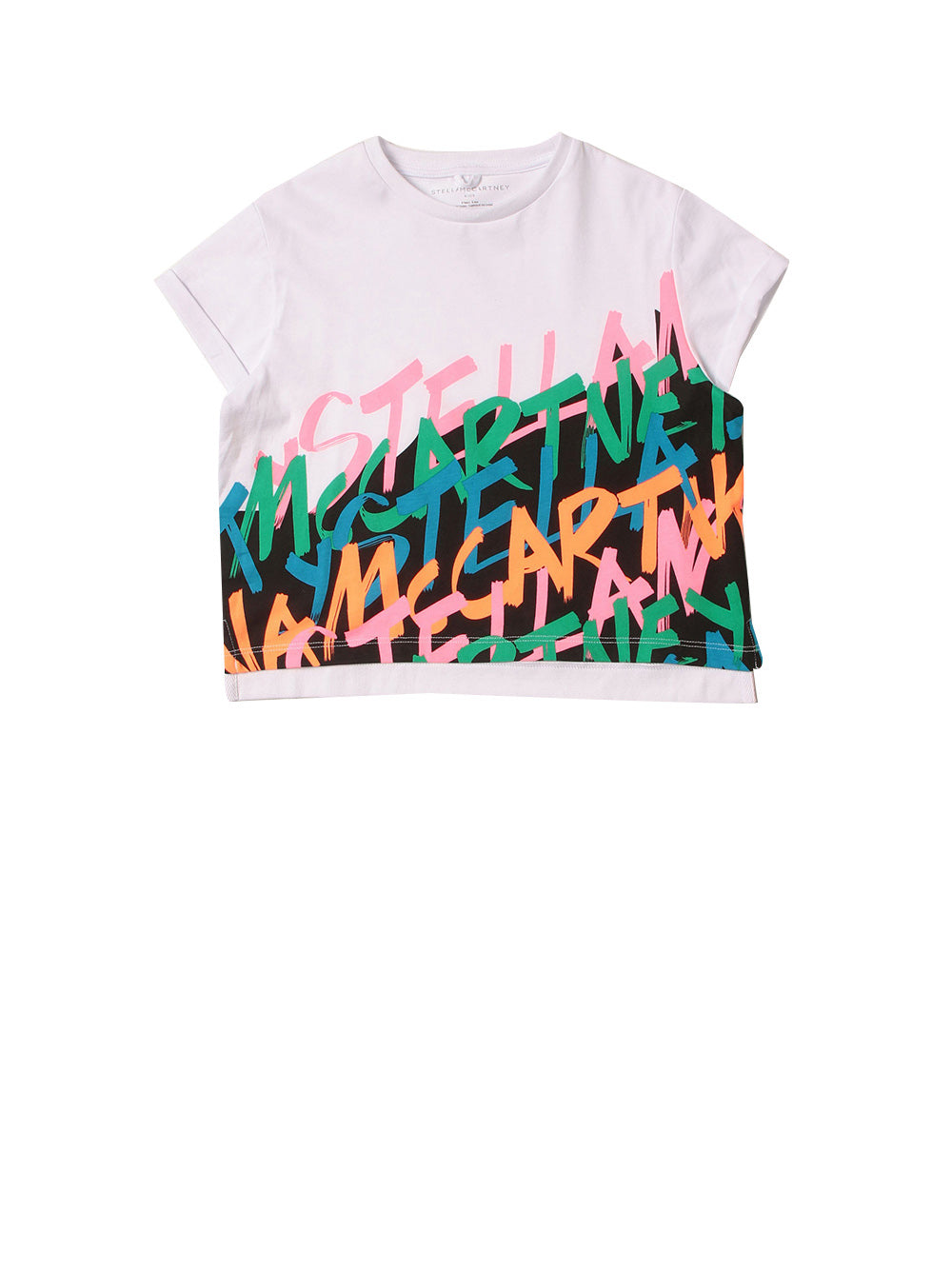 STELLA MCCARTNEY T-Shirt Stampa Logo Bianco BIANCO MULTI