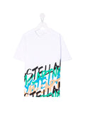 STELLA MCCARTNEY T-Shirt Stampa Frontale Bianco Bianco