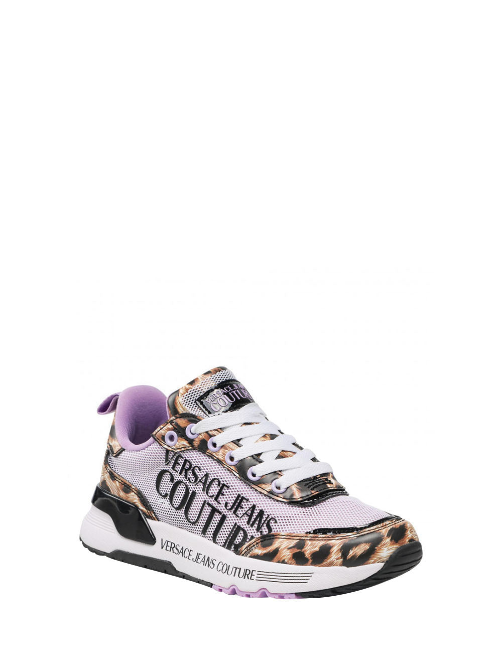 DSQUARED ICON Anfibo Uomo BOURY in pelle con lacci Viola