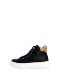 DSQUARED ICON Anfibo Uomo BOURY in pelle con lacci Viola
