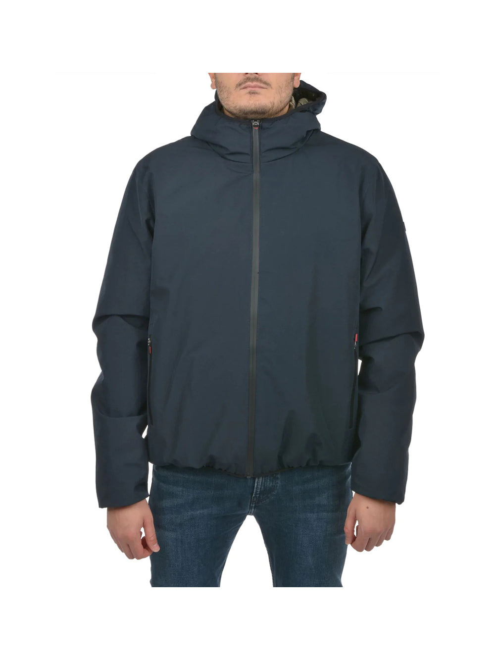 CANADIAN Giubbotto Uomo Navy con cappuccio e zip NAVY