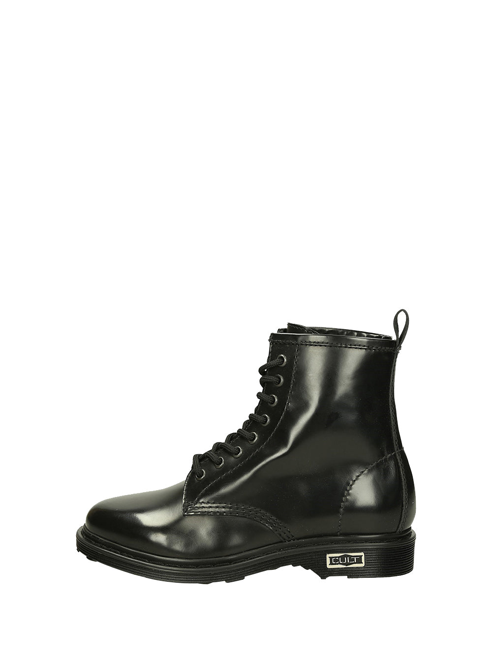 DSQUARED ICON Anfibo Uomo BOURY in pelle con lacci Viola