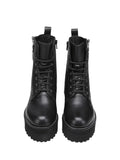 CULT Anfibi Con Plateau In Pelle Nero BLACK