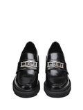 DSQUARED ICON Anfibo Uomo BOURY in pelle con lacci Viola