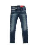 DSQUARED ICON Anfibo Uomo BOURY in pelle con lacci Viola