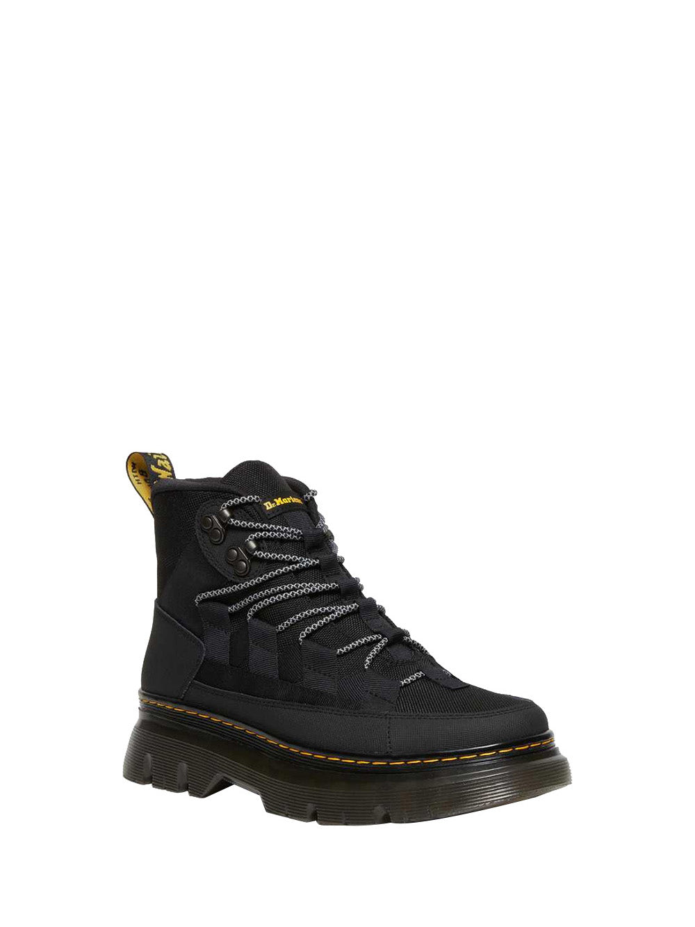 DR MARTENS Anfibo Uomo BOURY in pelle con lacci Nero