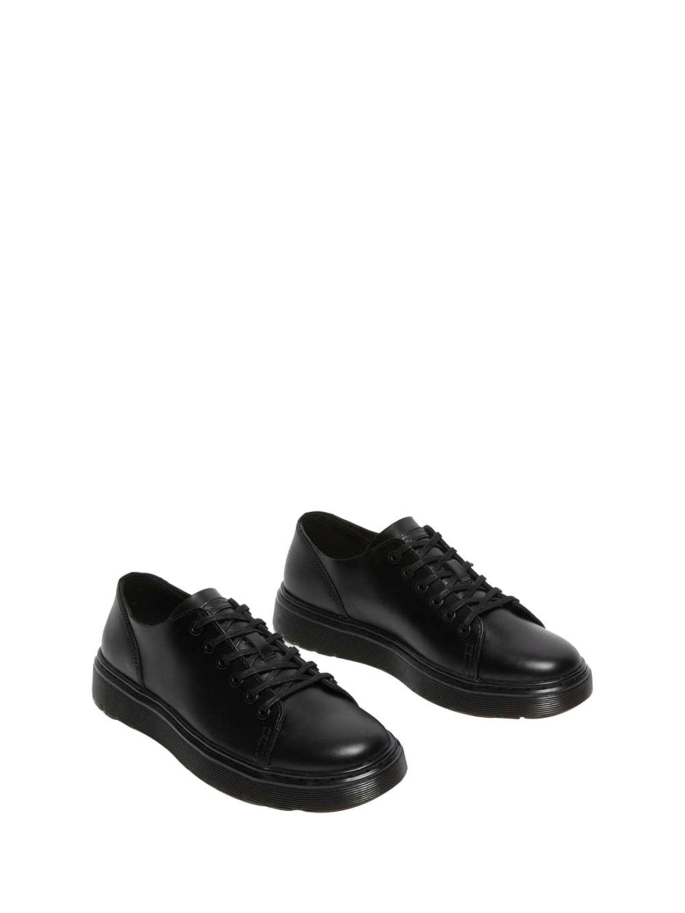DR MARTENS Sneakers Uomo DANTE BRANDO in pelle nera con lacci Nero