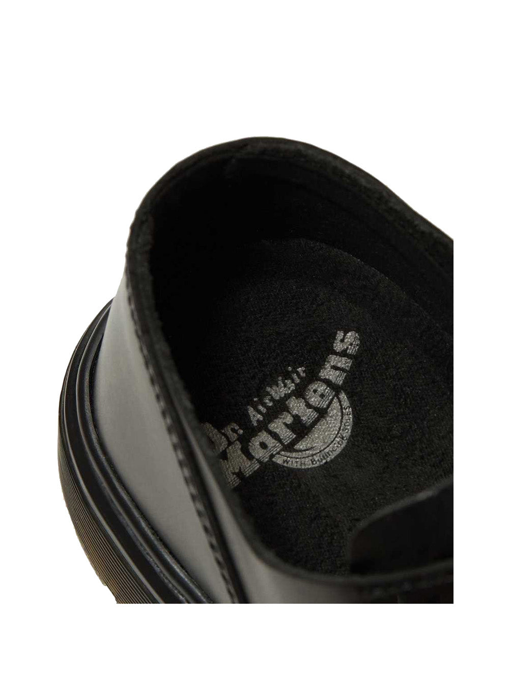 DR MARTENS Sneakers Uomo DANTE BRANDO in pelle nera con lacci Nero