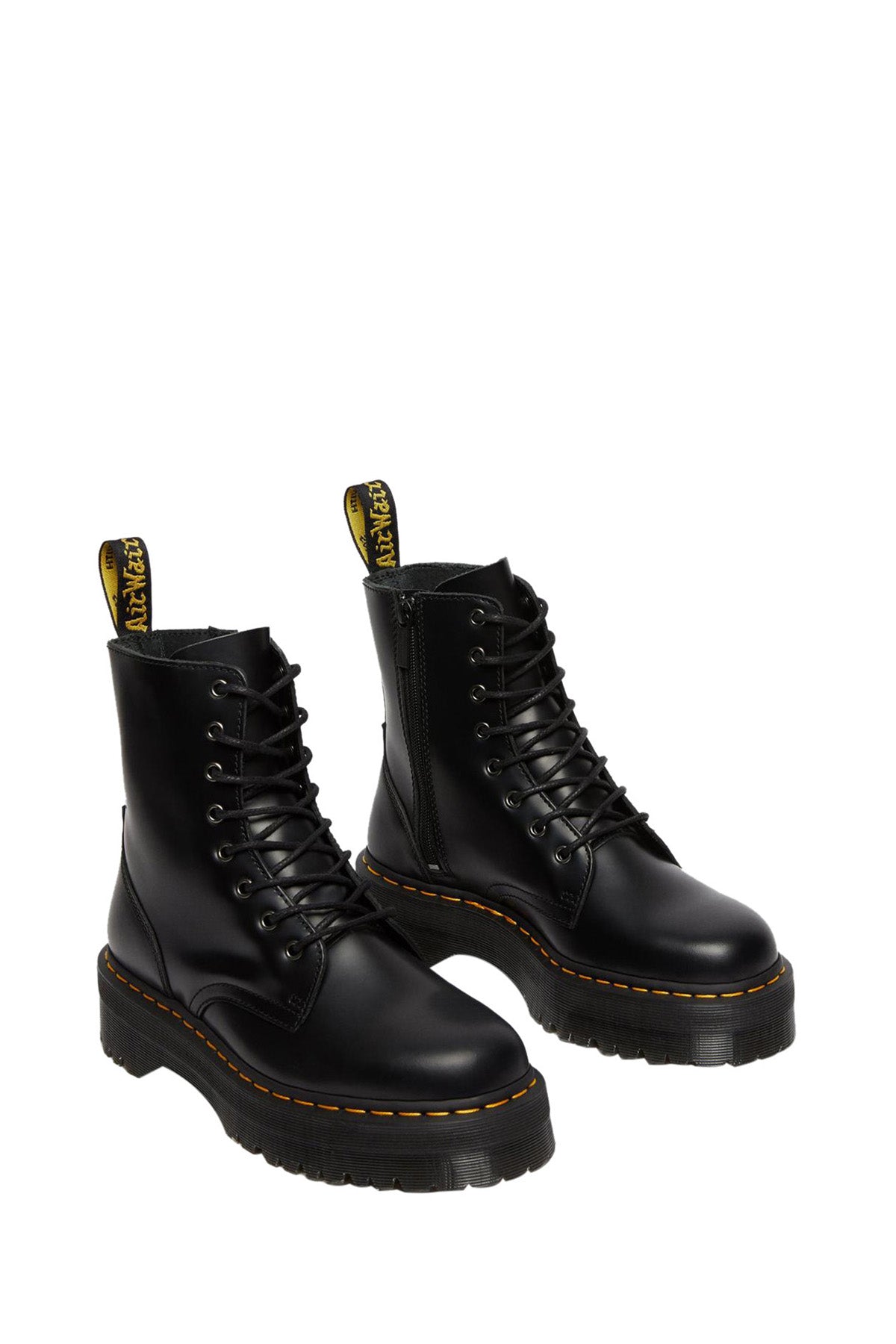 DSQUARED ICON Anfibo Uomo BOURY in pelle con lacci Viola