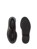 DSQUARED ICON Anfibo Uomo BOURY in pelle con lacci Viola