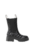 DSQUARED ICON Anfibo Uomo BOURY in pelle con lacci Viola