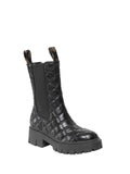 DSQUARED ICON Anfibo Uomo BOURY in pelle con lacci Viola