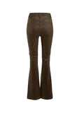 DSQUARED ICON Anfibo Uomo BOURY in pelle con lacci Viola