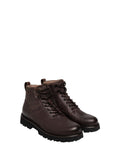 DSQUARED ICON Anfibo Uomo BOURY in pelle con lacci Viola