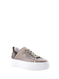 DSQUARED ICON Anfibo Uomo BOURY in pelle con lacci Viola