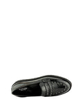DSQUARED ICON Anfibo Uomo BOURY in pelle con lacci Viola