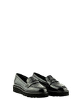 DSQUARED ICON Anfibo Uomo BOURY in pelle con lacci Viola