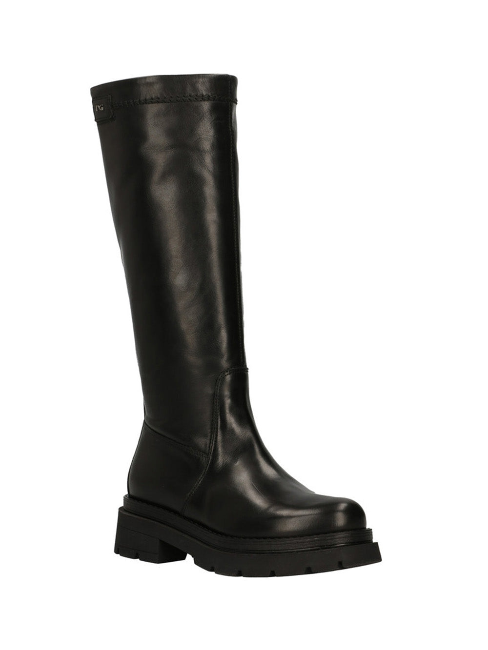 DSQUARED ICON Anfibo Uomo BOURY in pelle con lacci Viola