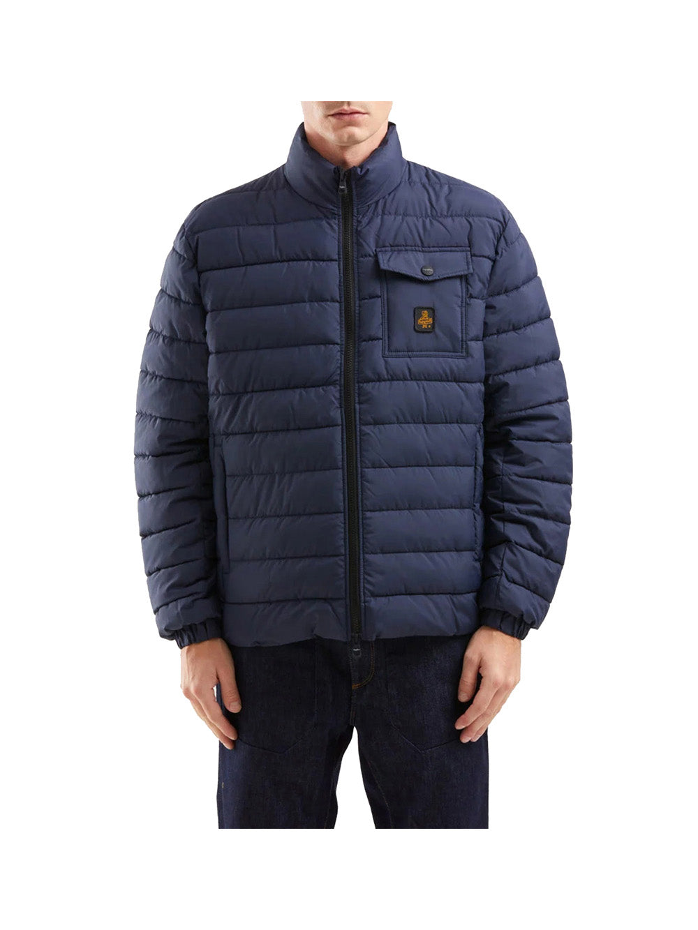 REFRIGIWEAR Ken Jacket Piumino Uomo blu imbottito con chiusura zip Blu