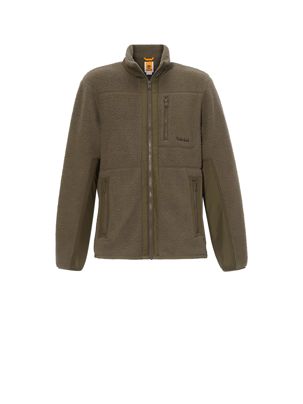 TIMBERLAND Giacca Uomo in pile con tasche e colletto alto GRAPELEAF