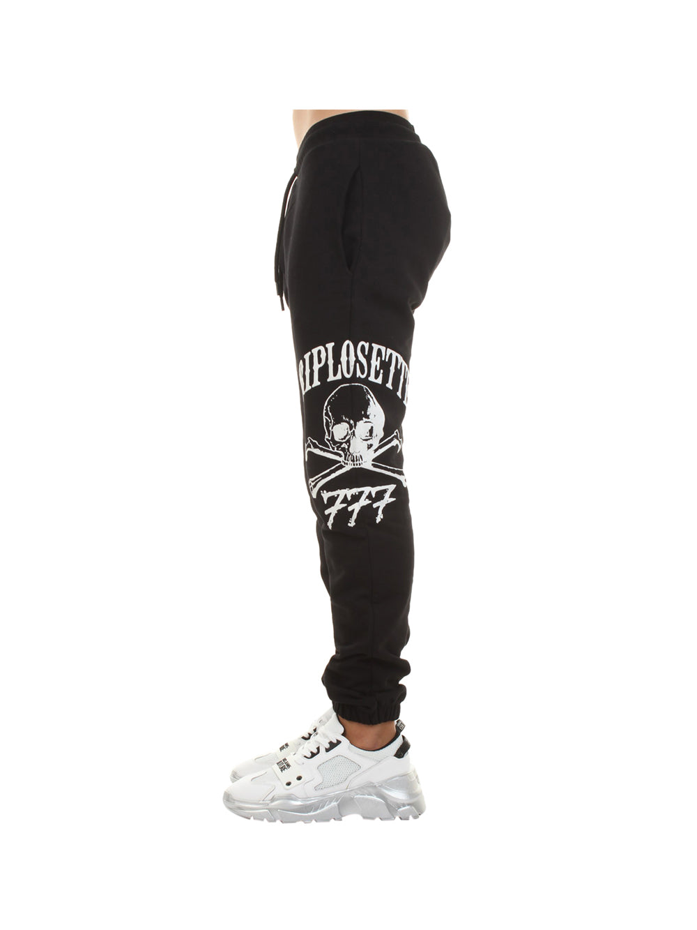 Pantalone di tuta Uomo Nero con maxi logo brand