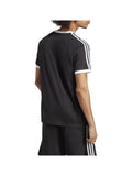 ADIDAS T-shirt Uomo Nero in cotone con dettaglio iconico Nero