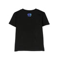 T-shirt Unisex Ragazzo Nera in cotone con stampa retro