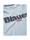 BLAUER T-shirt Bambino Azzurra con logo Polvere