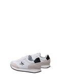 CALVIN CALZATURE Sneakers Uomo Bianco/nero con inserti scamoscati Bianco/nero