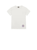 COLMAR T-shirt Ragazza Bianco girocollo con logo Bianco