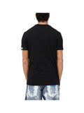T-shirt Uomo Nero intima in cotone a maiche corte