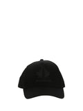 Cappello Unisex Bimbo Nero in cotone con visiera rigida
