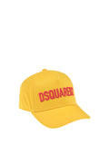 DSQUARED2 Cappello Unisex Ragazzo Giallo con visiera e logo Giallo