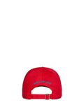 DSQUARED2 Cappello Unisex Ragazzo Rosso con visiera e logo Rosso