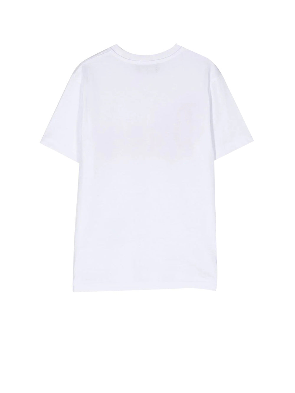 T-shirt Unisex Ragazzo Bianca in cotone con lettering brand