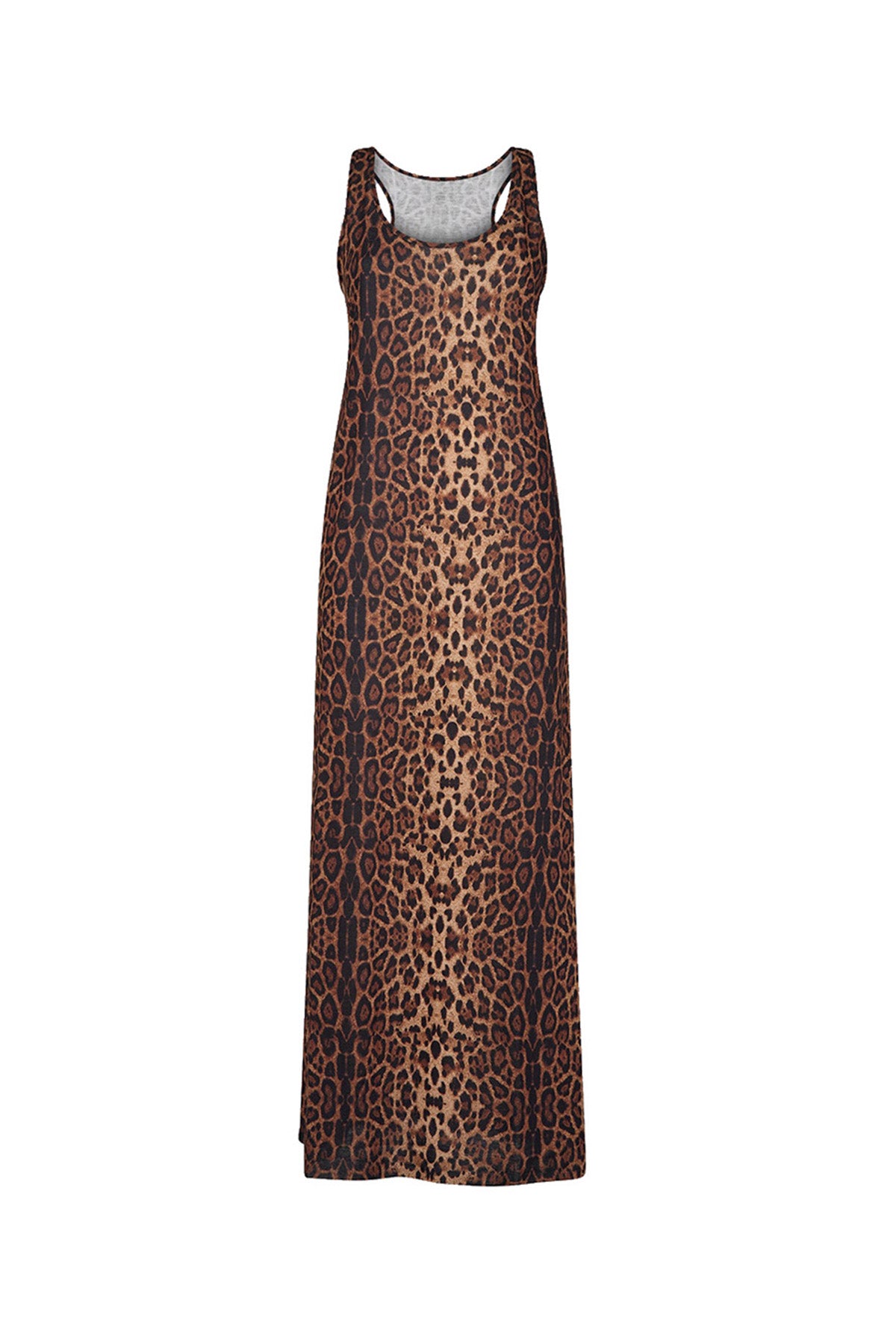 F**K Abito Lungo Donna Leopard Spotted FANTASIA