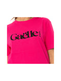 GAELLE PARIS T-shirt Donna Fuxia con logo Fucsia