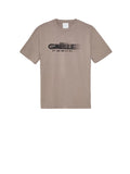 GAELLE PARIS T-Shirt Uomo Fango in cotone con logo Fango
