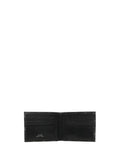 GUESS 1 USCITA Portafoglio Uomo Nero in similpelle con motivo logo Nero