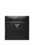 GUESS 2 USCITA Borsa a tracolla Uomo Nero in ecopelle Nero