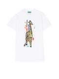 T-shirt Bambina con stampa giraffa