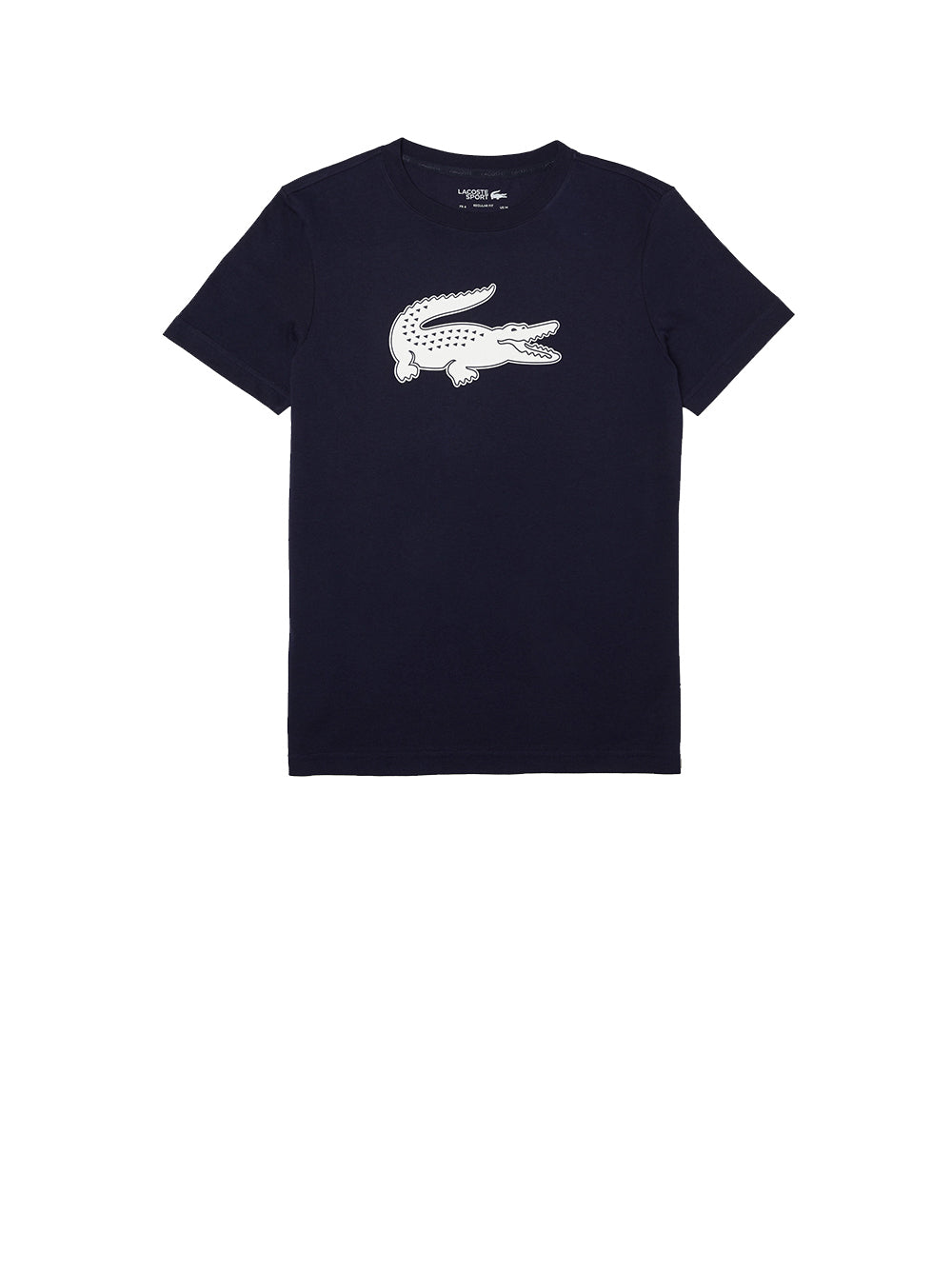 LACOSTE T-shirt Uomo Blu Navy con logo brand frontale BLU NAVY