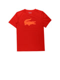 LACOSTE T-shirt Uomo Rossa con stampa Rosso