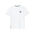 LACOSTE T-shirt Uomo Bianca con logo Bianco