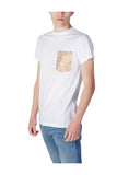 PRIMA CLASSE BEACH T-shirt Uomo Con Taschino Geo Classic Bianco Bianco